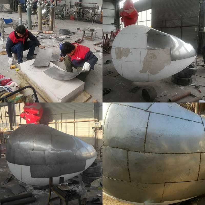 不銹鋼雕塑制作廠家，定制大型不銹鋼雕塑