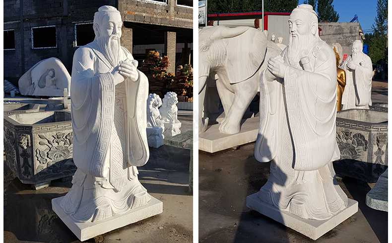 校園孔子像，學(xué)校孔子雕像，孔子景觀雕塑