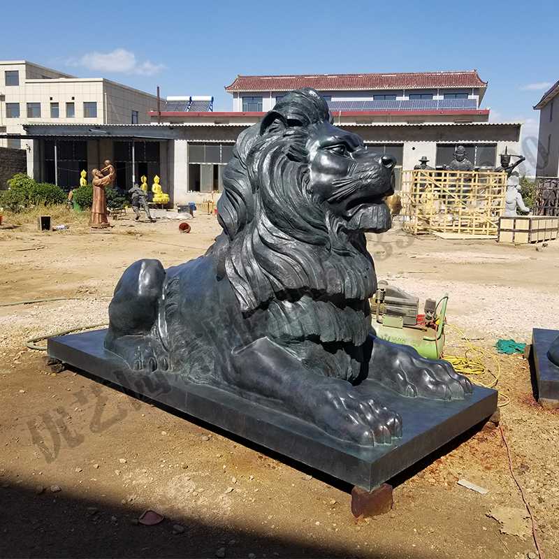匯豐銅獅子，銅雕塑廠家，歐式銅獅子，銀行銅獅子雕塑