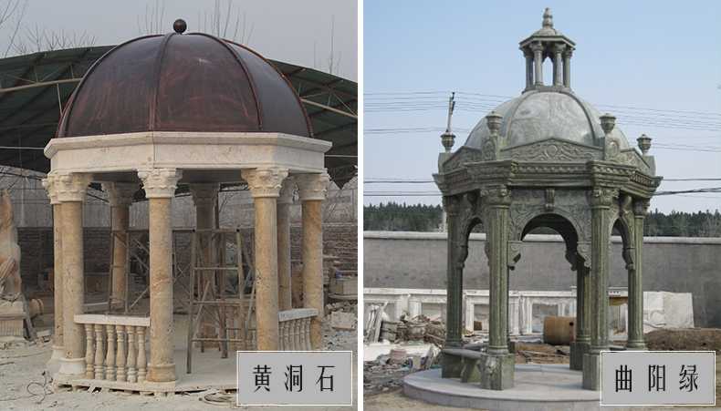 歐式景觀亭子，石雕大理石亭子，河北涼亭廠家