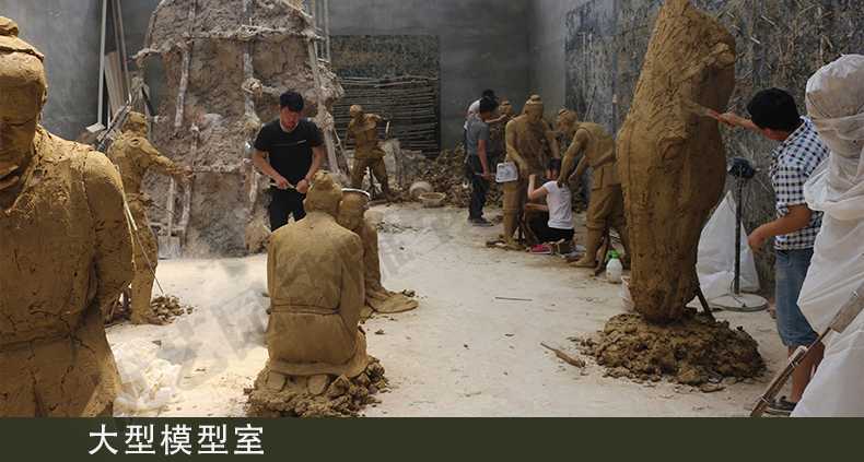 銅雕塑模型室，銅雕塑模型