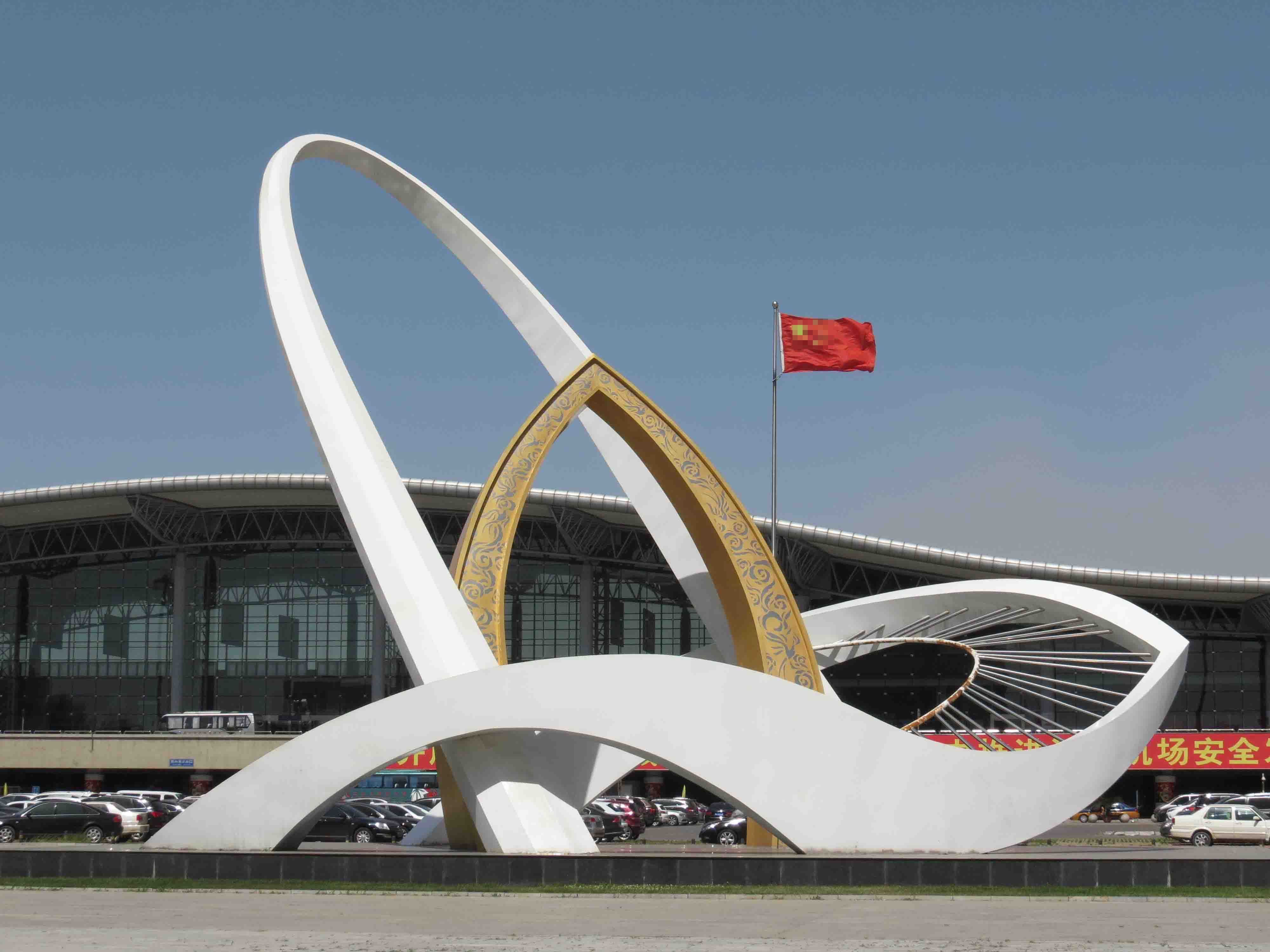 大型機(jī)場(chǎng)雕塑，大型廣場(chǎng)雕塑，機(jī)場(chǎng)廣場(chǎng)雕塑