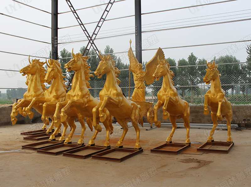 景觀銅馬雕塑，銅馬雕塑定制